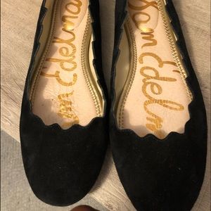 Sam Edelman black suede flats
